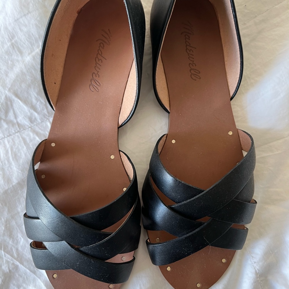 Madewell Donoval Sandals Black Size 6.5